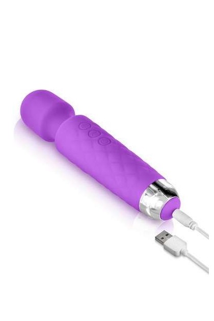 Vibromasseur wand violet 20 vitesses usb love wand - Love Shop Avenue