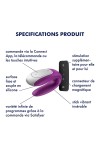 Stimulateur de couple avec appli double fun violet - Love Shop Avenue