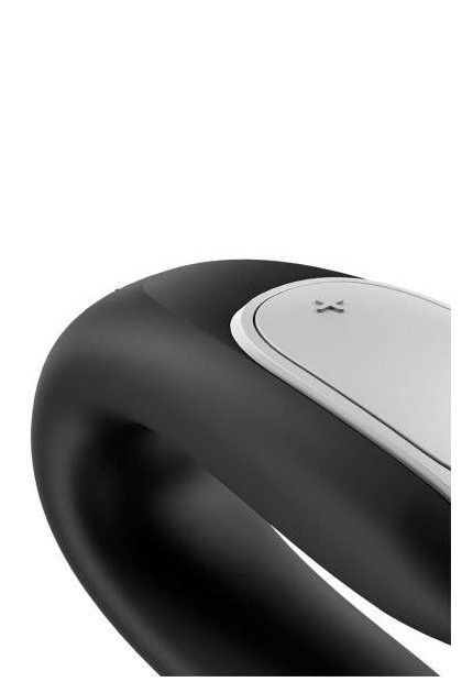 Stimulateur de couple avec appli double fun noir - Love Shop Avenue