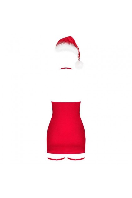 Nuisette rouge kissmas chemise - OBSESSIVE - XXL - Love Shop Avenue
