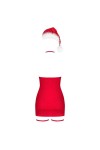 Nuisette rouge kissmas chemise - OBSESSIVE - XXL - Love Shop Avenue