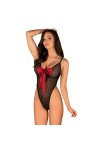 BODY NOIR TIENESY TEDDY - OBSESSIVE - L/XL