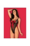 BODY NOIR TIENESY TEDDY - OBSESSIVE - L/XL