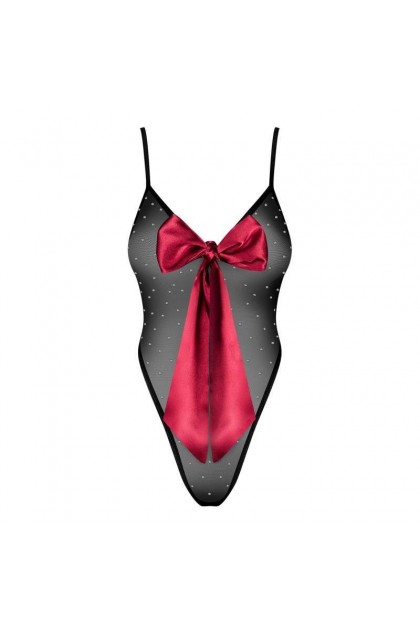 BODY NOIR TIENESY TEDDY - OBSESSIVE - L/XL