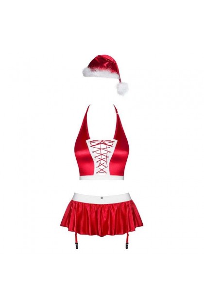 ENSEMBLE DE NOËL 4 PIÈCES MS CLAUS SET - OBSESSIVE - 2XL/3XL