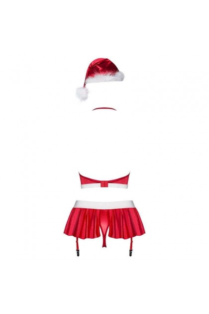 Ensemble de noël 4 pièces ms claus set - OBSESSIVE - 2XL/3XL
