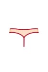 STRING ROUGE RUBINESA THONG - OBSESSIVE - L/XL