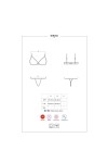 ENSEMBLE LINGERIE ROUGE 2 PIÈCES GIFTELLA SET - OBSESSIVE - L/XL