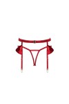 PORTE-JARRETELLE ROUGE RUBINESA GARTER BELT - OBSESSIVE - L/XL