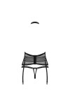 CORSET NOIRE AVEC STRING STRAPELIE CORSET - OBSESSIVE - L/XL