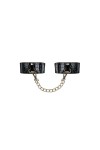 Menottes avec chaîne noire a768 cuffs - OBSESSIVE - O/S