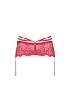 PORTE-JARRETELLE ROUGE LOVENTY GARTER BELT - OBSESSIVE - S/M