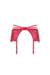 PORTE-JARRETELLE ROUGE LOVENTY GARTER BELT - OBSESSIVE - S/M
