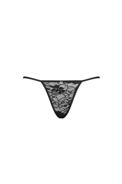 STRING NOIR KOKIETTA THONG - OBSESSIVE - L/XL