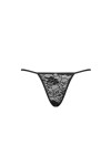 STRING NOIR KOKIETTA THONG - OBSESSIVE - L/XL