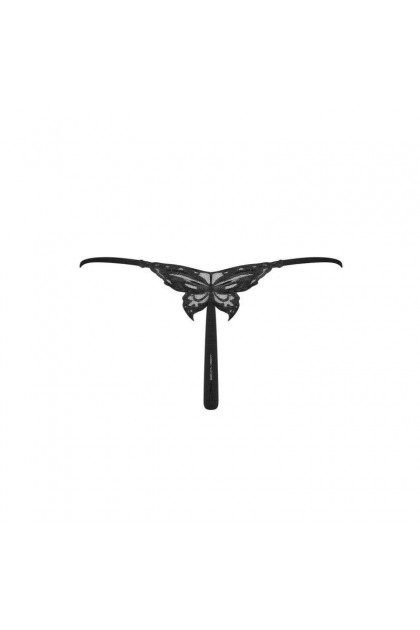 STRING NOIR KOKIETTA THONG - OBSESSIVE - L/XL