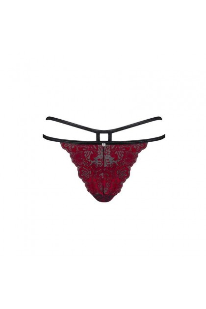 CULOTTE BORDEAUX SUGESTINA PANTIES - OBSESSIVE - S/M