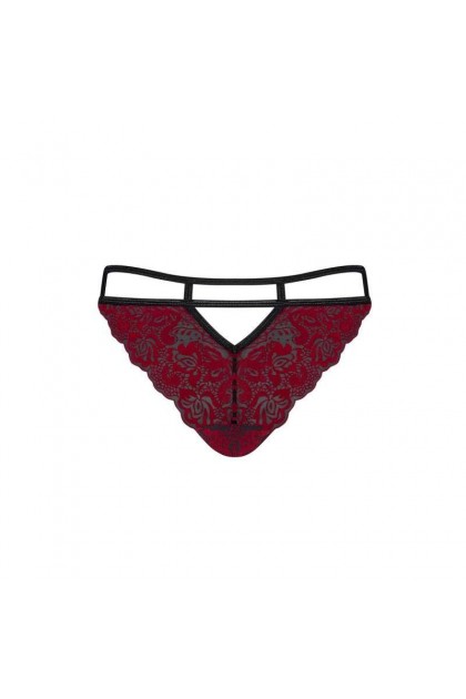 CULOTTE BORDEAUX SUGESTINA PANTIES - OBSESSIVE - L/XL