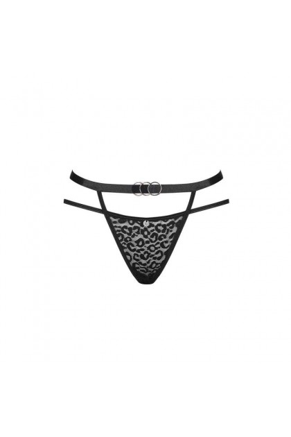 CULOTTE NOIRE BAGIRELA PANTIES - OBSESSIVE - S/M