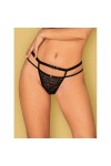 CULOTTE NOIRE BAGIRELA PANTIES - OBSESSIVE - L/XL