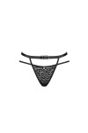 CULOTTE NOIRE BAGIRELA PANTIES - OBSESSIVE - L/XL