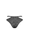 CULOTTE NOIRE BAGIRELA PANTIES - OBSESSIVE - L/XL