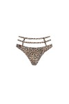 STRING IMPRIMÉ ANIMAL SELVY THONG - OBSESSIVE - S/M