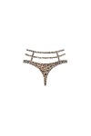 String imprimé animal selvy thong - OBSESSIVE - S/M
