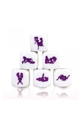 DÉ KAMASUTRA LESBIEN - BLANC ET VIOLET
