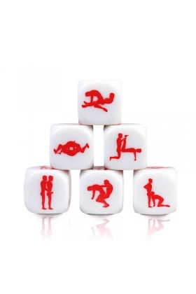 DÉ KAMASUTRA GAY - BLANC ET ROUGE