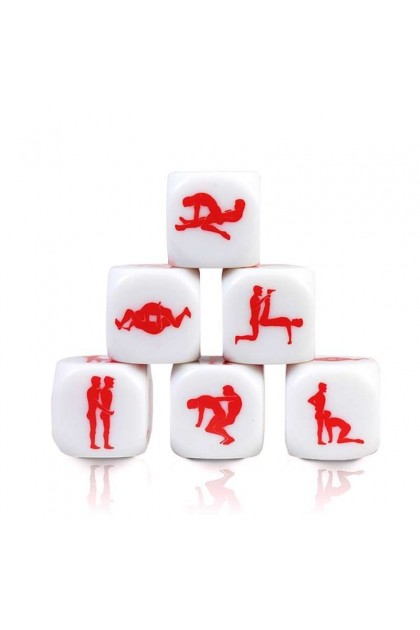 DÉ KAMASUTRA GAY - BLANC ET ROUGE