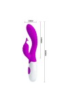 VIBRO RABBIT HYMAN PRETTY LOVE 10 X 3 CM - VIOLET