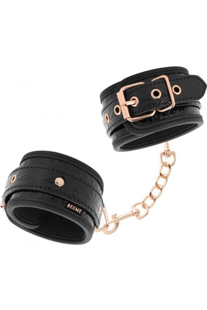 MENOTTES DE POIGNETS BEGME NOIRES