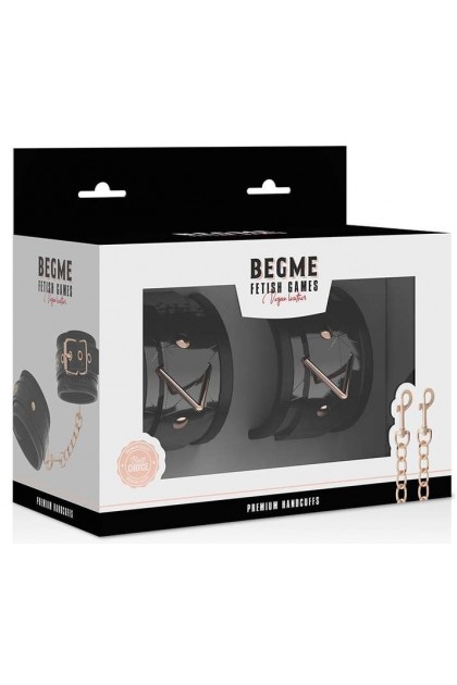 Menottes de poignets begme noires - Love Shop Avenue