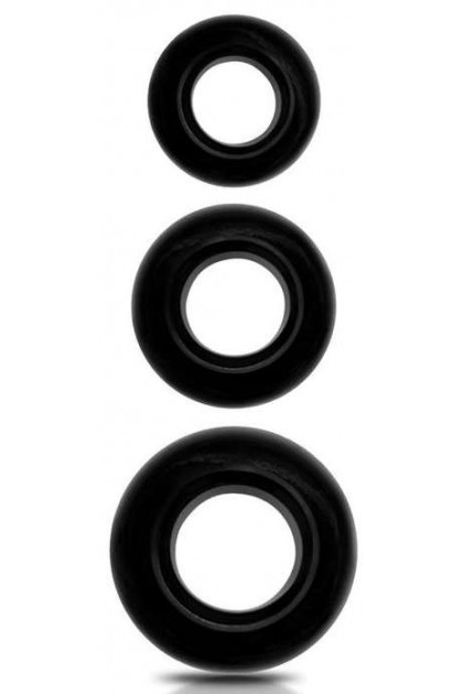 Lot de 3 cockrings souples beast ring noirs - Love Shop Avenue