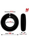 LOT DE 3 COCKRINGS SOUPLES BEAST RING NOIRS