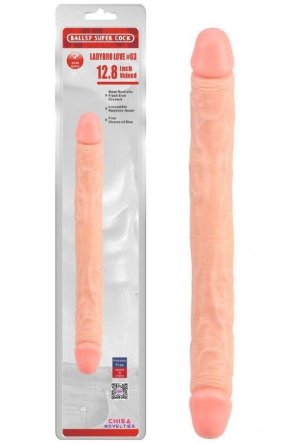 Double gode réaliste 31 cm ladybro love - Love Shop Avenue