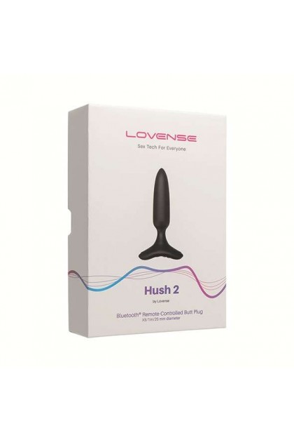Plug vibrant connecté hush 2 taille xs - Love Shop Avenue