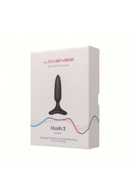 Plug vibrant connecté hush 2 taille xs - Love Shop Avenue