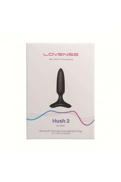 Plug vibrant connecté hush 2 taille xs - Love Shop Avenue