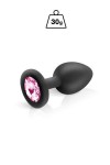 Plug bijou silicone noir cloud 30g taille s - Love Shop Avenue