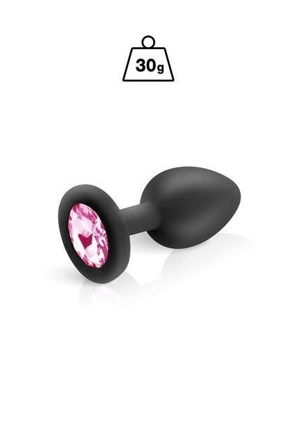 Plug bijou silicone noir cloud 30g taille s - Love Shop Avenue