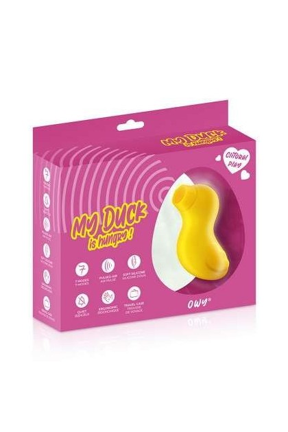 STIMULATEUR À PULSATIONS MY DUCK DE OWY JAUNE