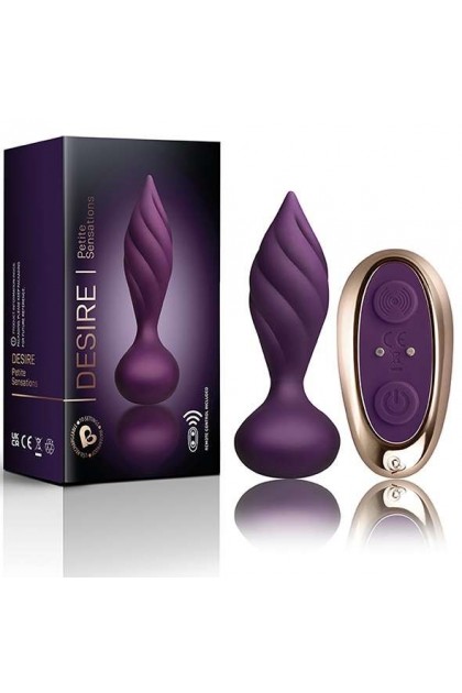 PLUG ANAL VIBRANT VIOLET DESIRE PETITE SENSATIONS