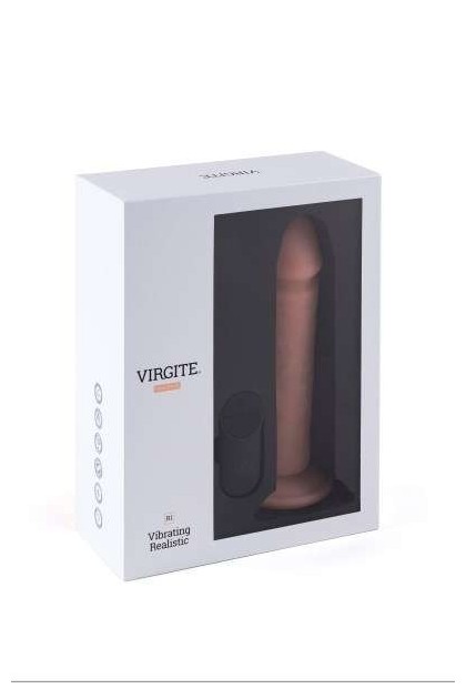 GODE VIBRANT RÉALISTE VENTOUSE 21CM TÉLÉCOMMANDE CHAIR