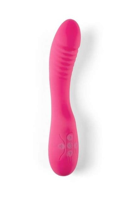 VIBROMASSEUR POINT G ROSE AVEC STRIES USB