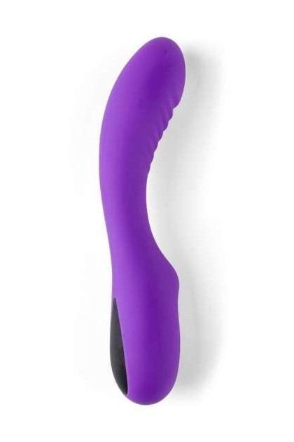 Vibromasseur point g violet avec stries usb - Love Shop Avenue