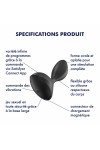 VIBROMASSEUR ANAL SATISFYER SWEET SEAL CONNECT APP NOIR