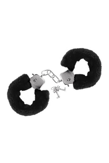 MENOTTES FOURRURE NOIR