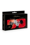 MENOTTES FOURRURE ROUGE